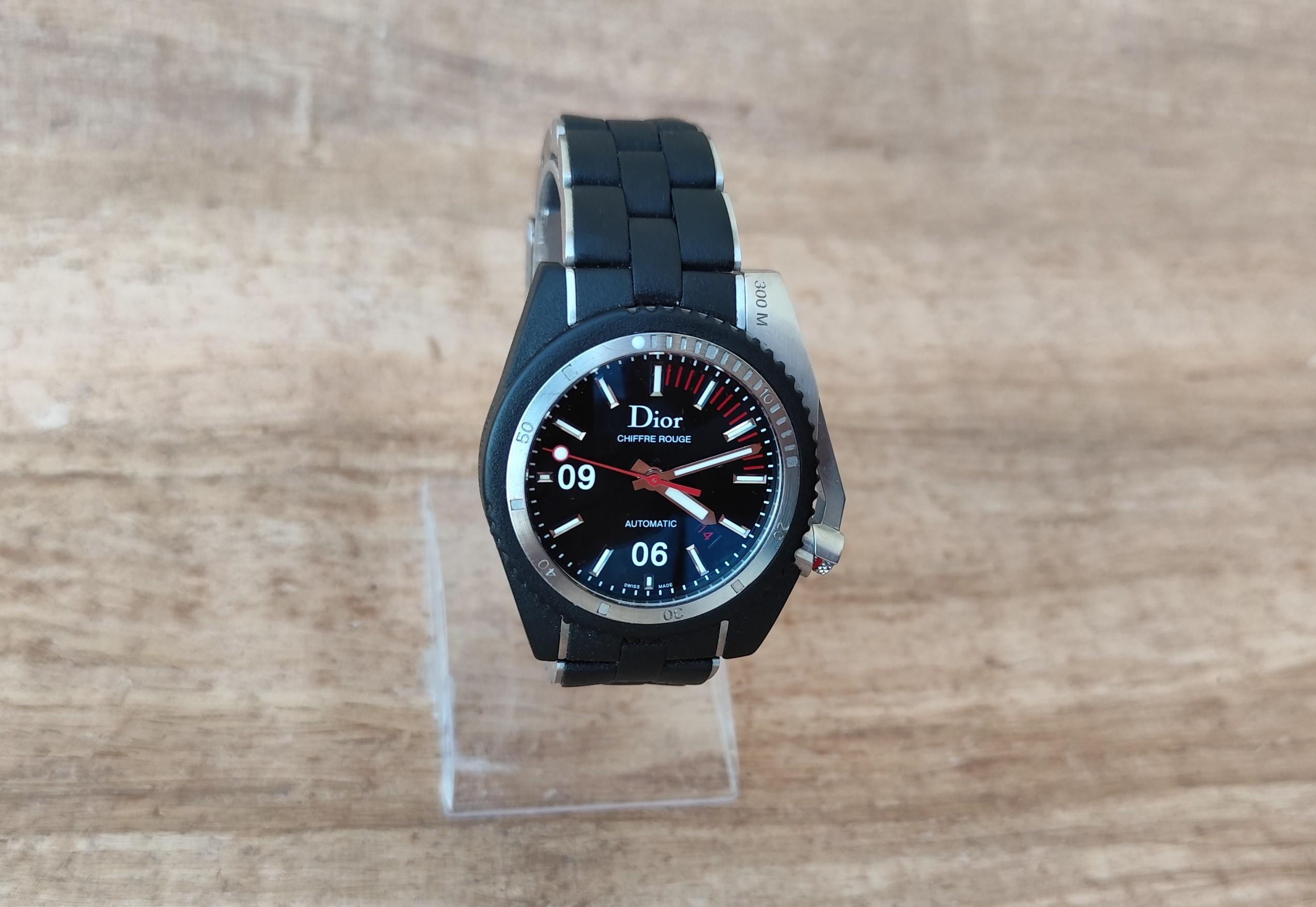 Orologio da uomo automatico subacqueo Dior Chiffre Rouge D02 Molto raro in vendita 12