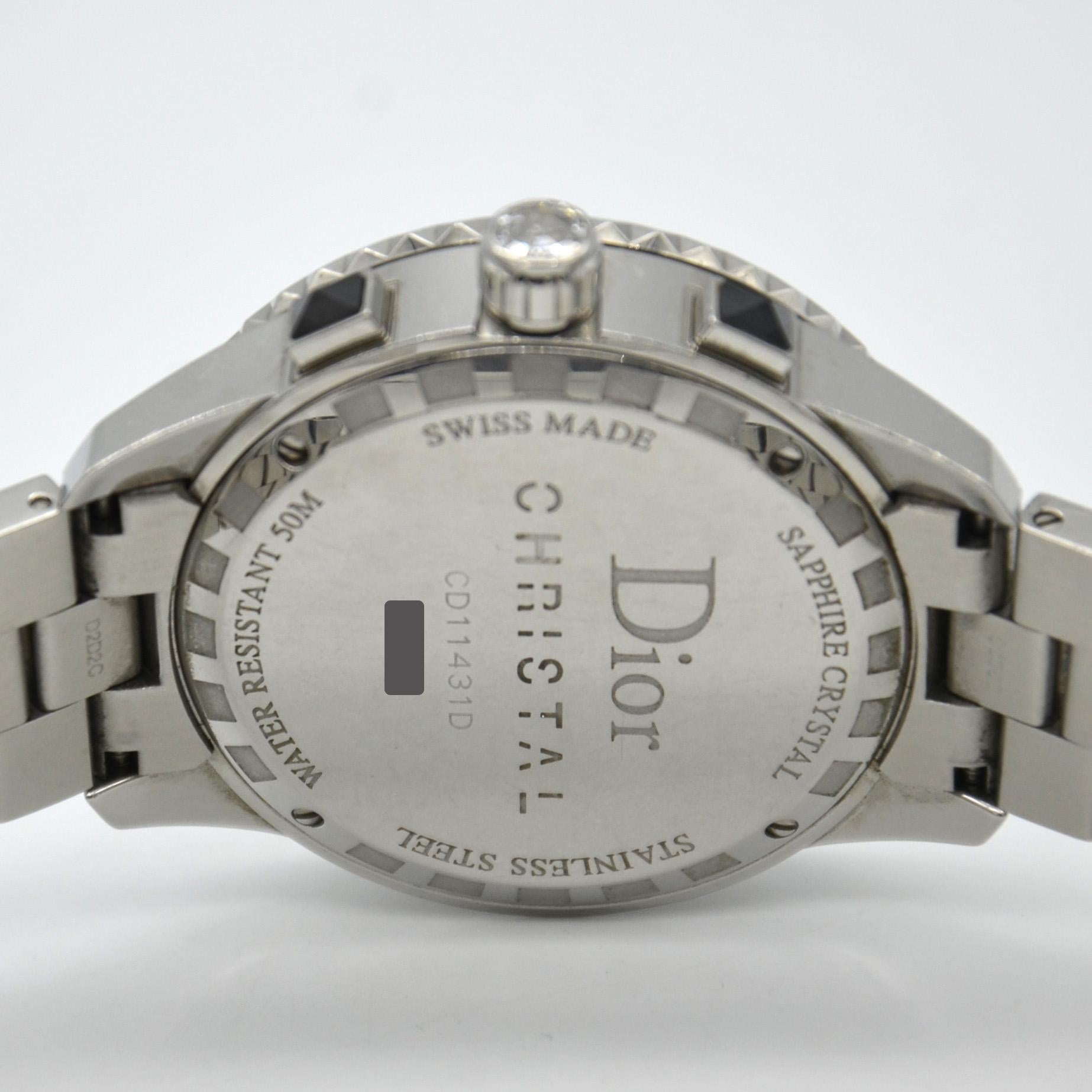 Dior Christal Uhr, Ref. CD11431D im Angebot 2