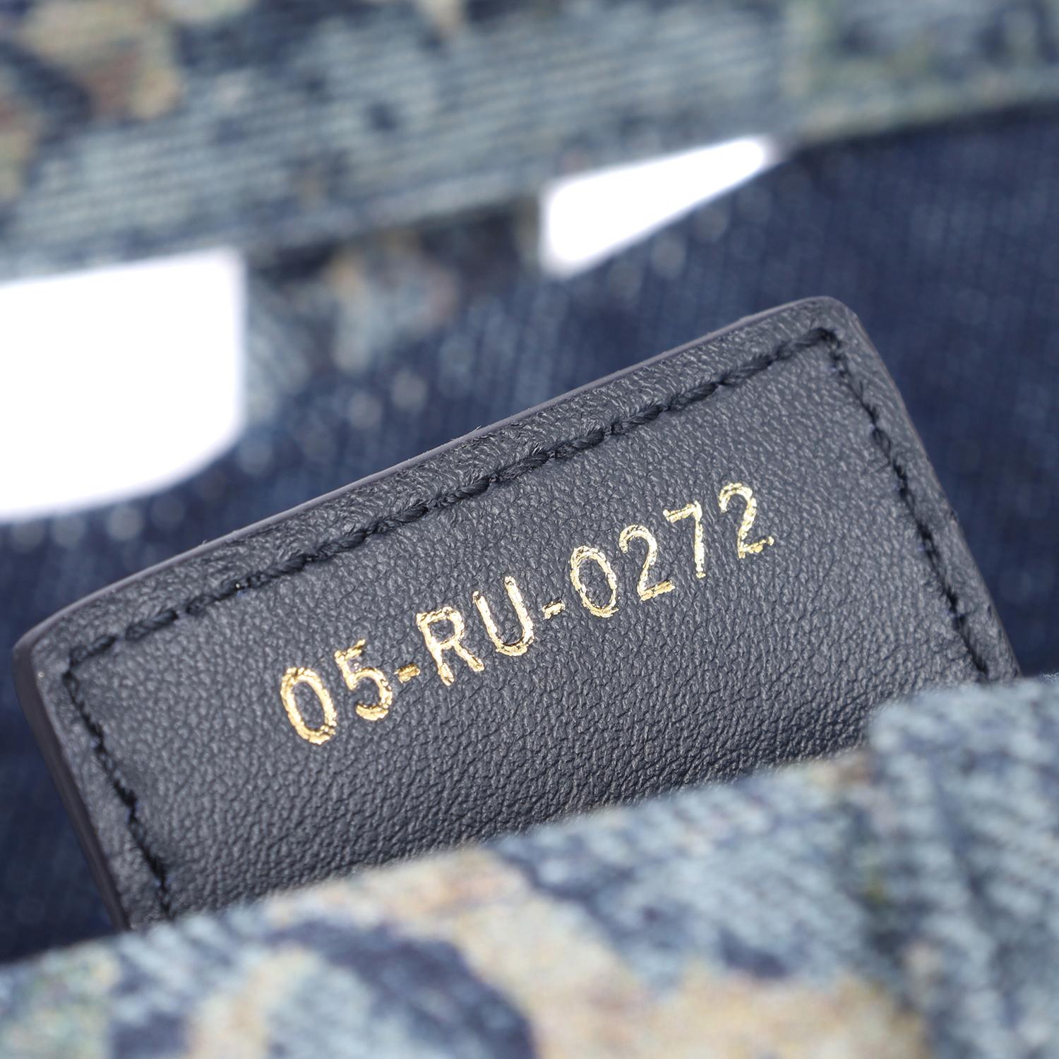 Dior Christian Dior 2022 Medium Floral Denim Saddle Bag 6