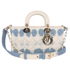 Christian Dior Lady D Joy Borsa Beige Blu