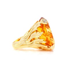 Dior Citrine Cocktail Ring