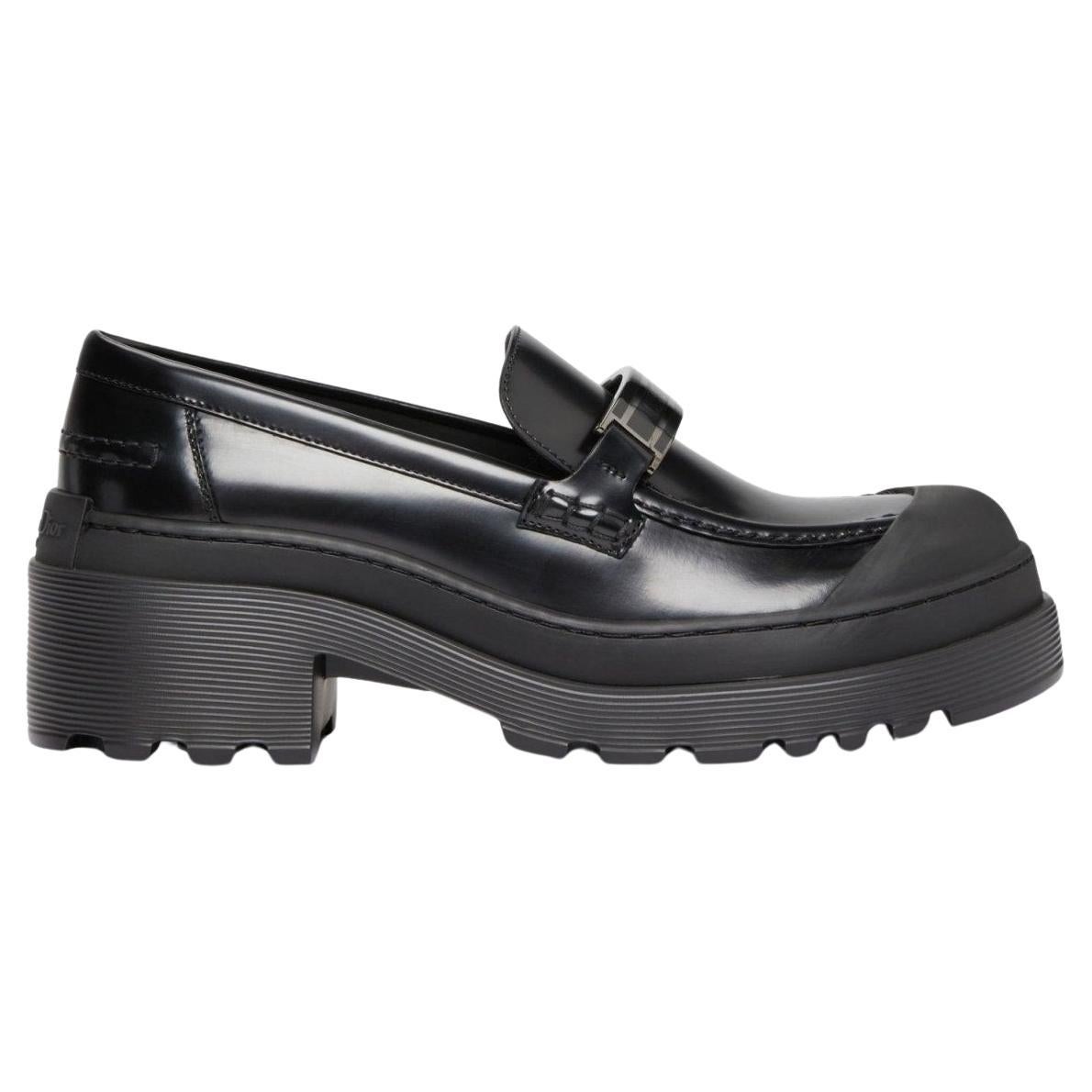 Dior Code Leather Loafer IT41 en vente