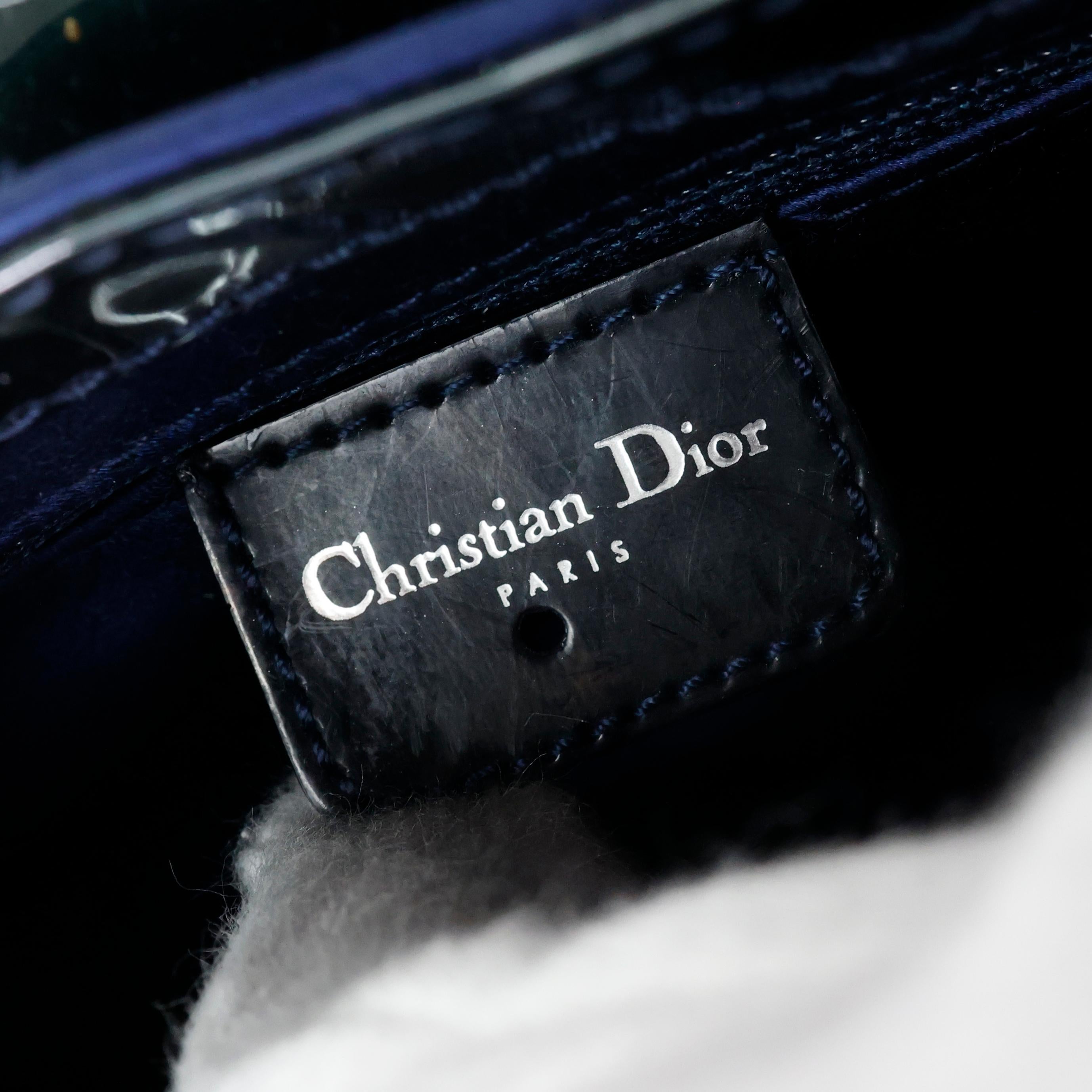 da uomo o donna Mini borsa Dior Columbus in seta in vendita