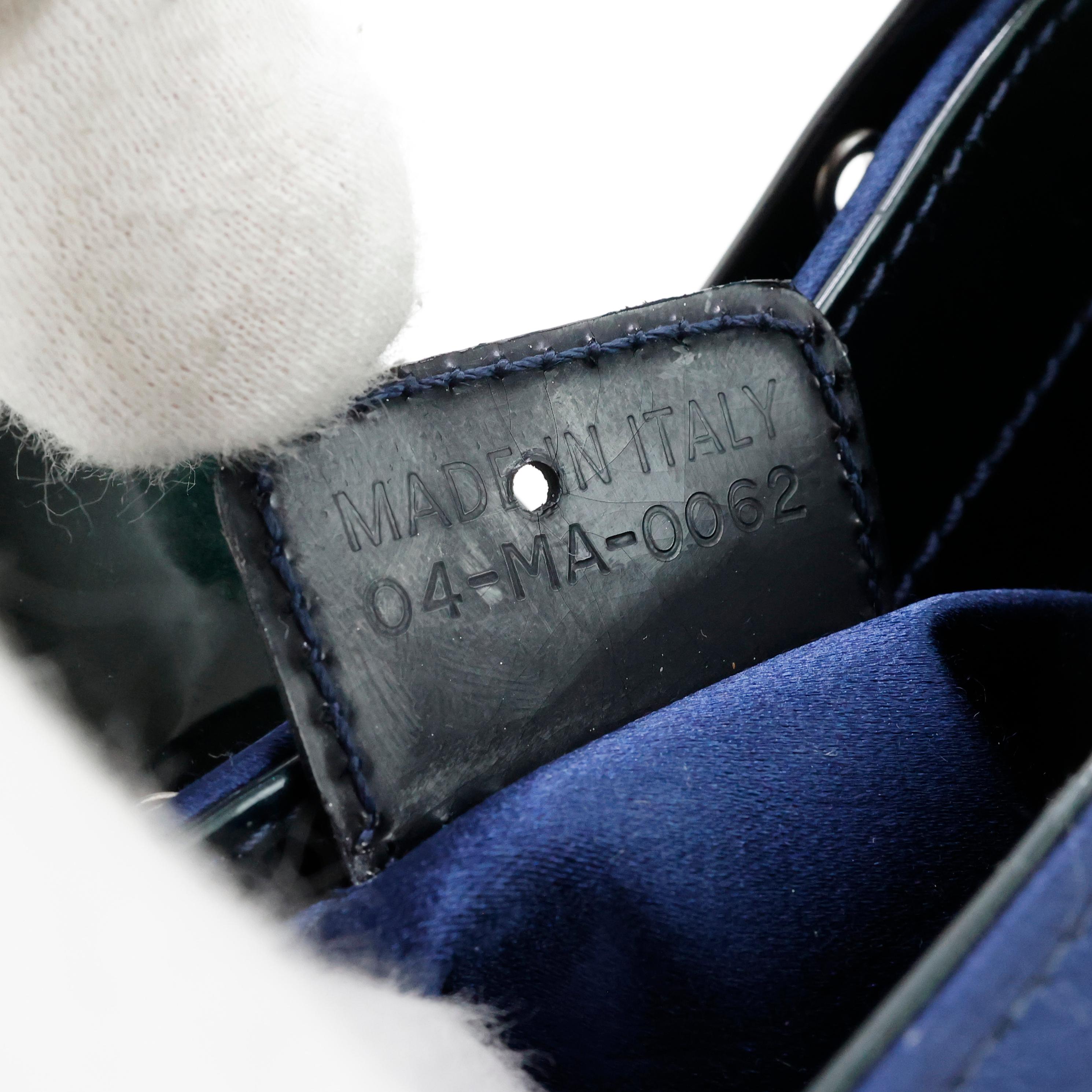 Mini borsa Dior Columbus in seta in vendita 1