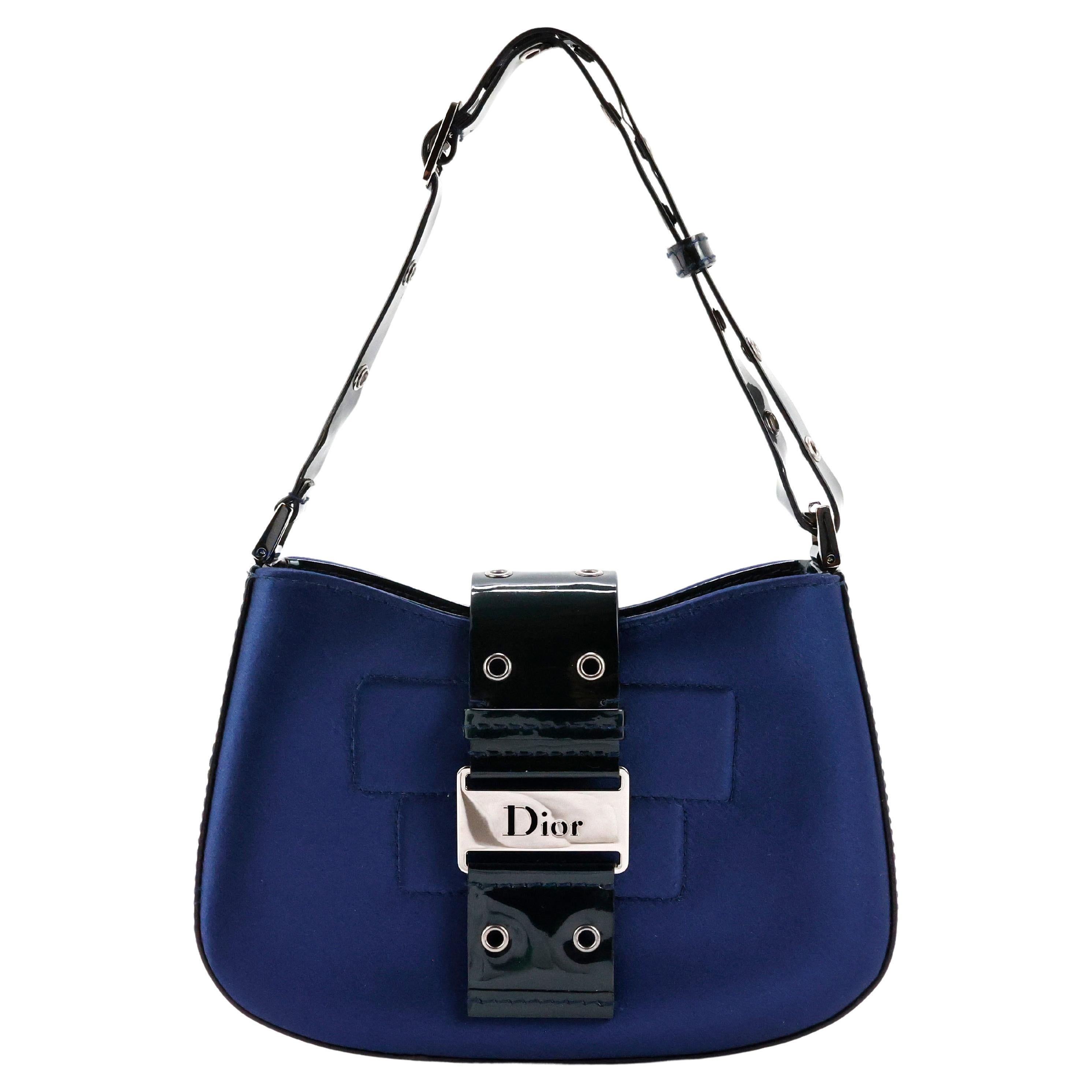 Dior Columbus mini bag in silk For Sale