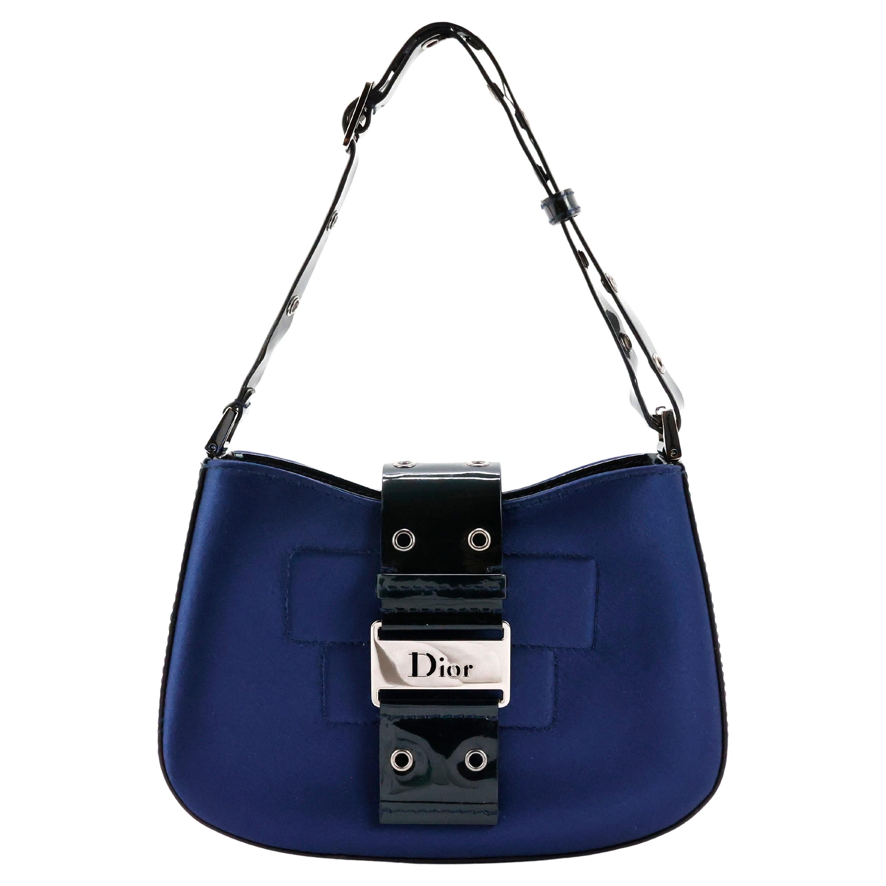 Mini borsa Dior Columbus in seta in vendita
