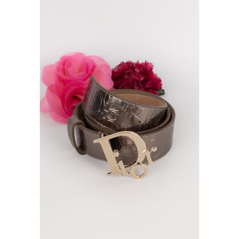 Dior Copper-colored Leather Belt 5