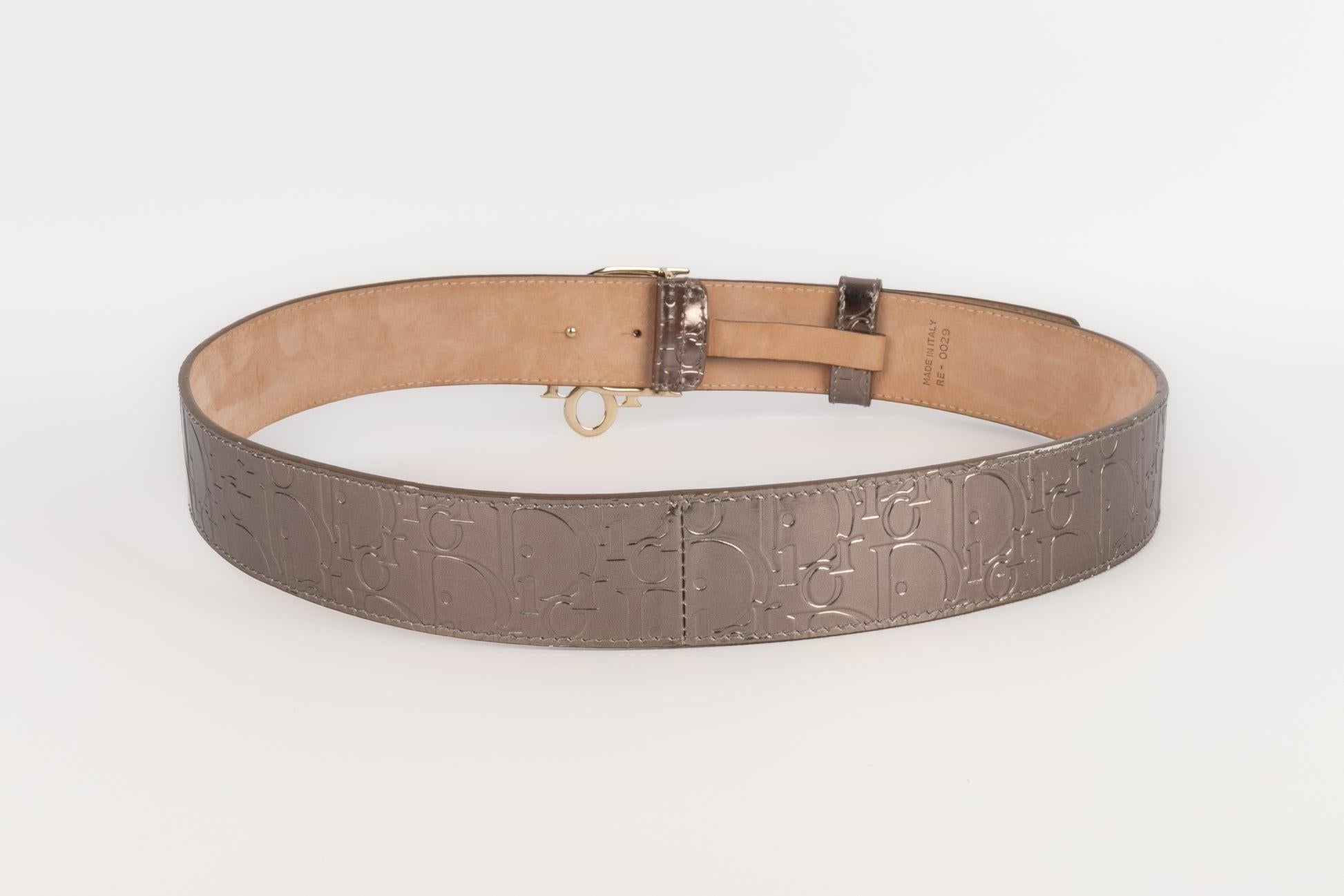 Women's Dior Copper-colored Leather Belt
