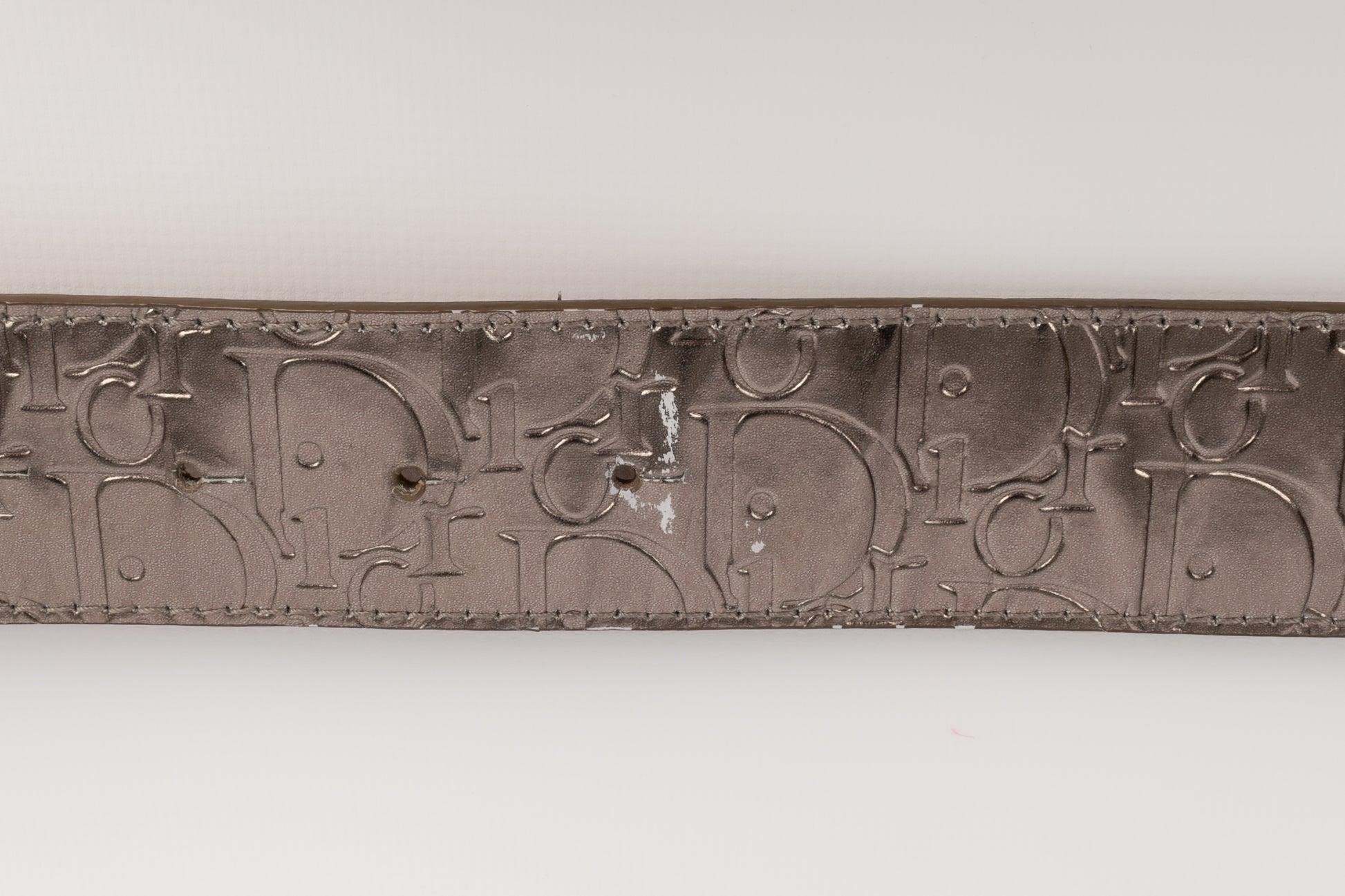Dior Copper-colored Leather Belt 1