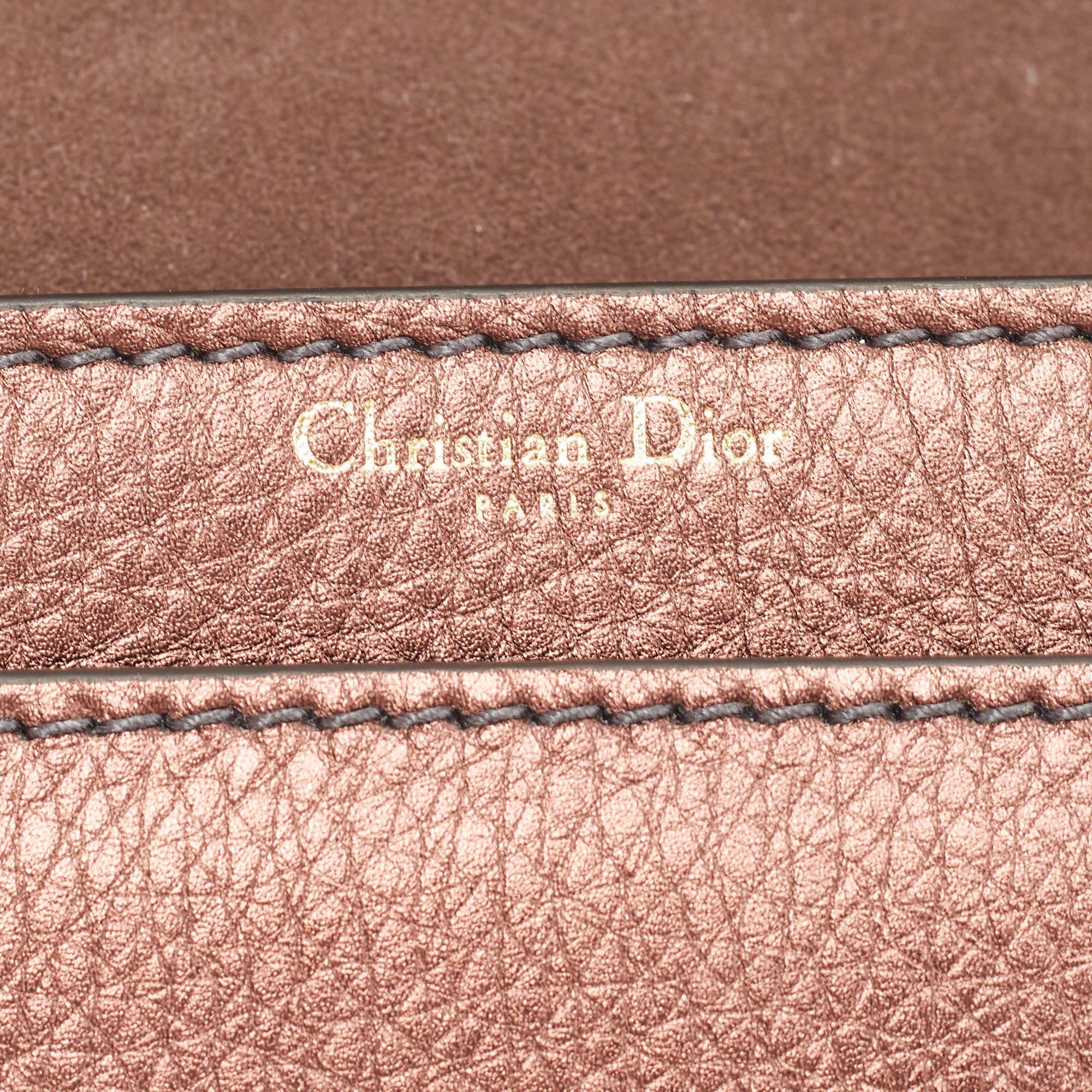 Dior Copper Leather J’adior Flap Shoulder Bag 6
