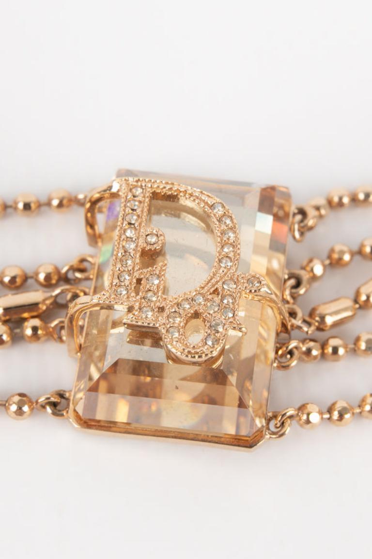 Women's Dior Copper Metal Bracelet, 2000s For Sale