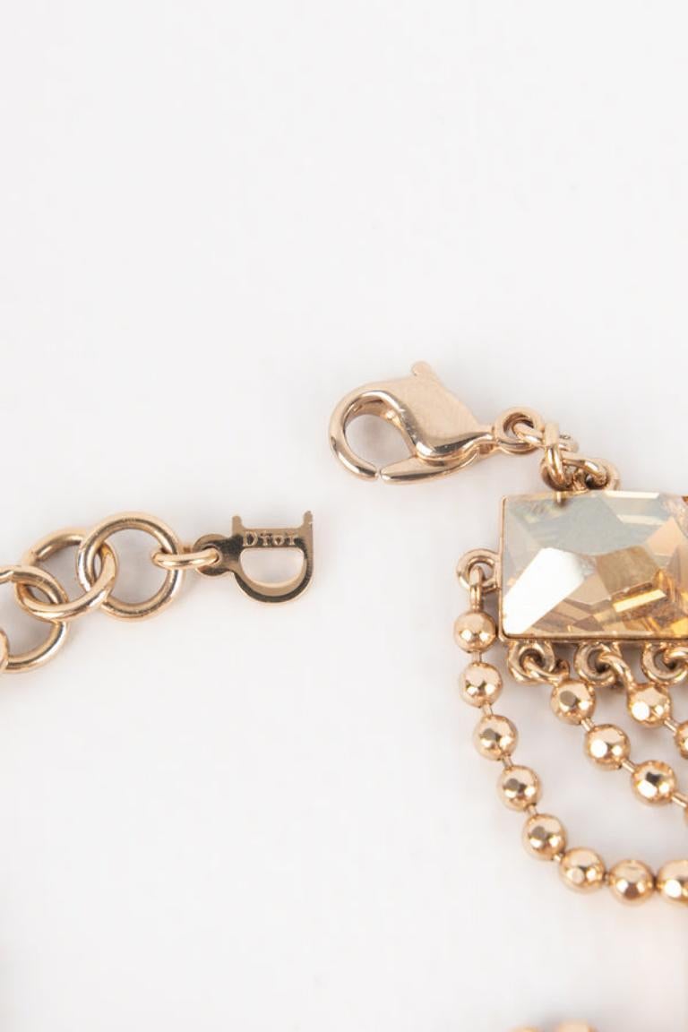 Dior Copper Metal Bracelet, 2000s For Sale 1