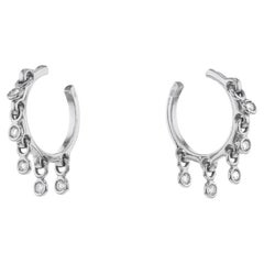 Dior Coquines White Gold Earrings