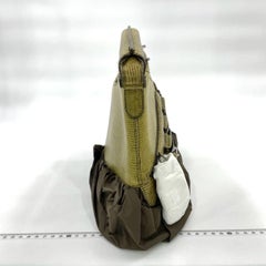 Dior Corset Dark Green Leather and Satin Lace-up Ballet Bag