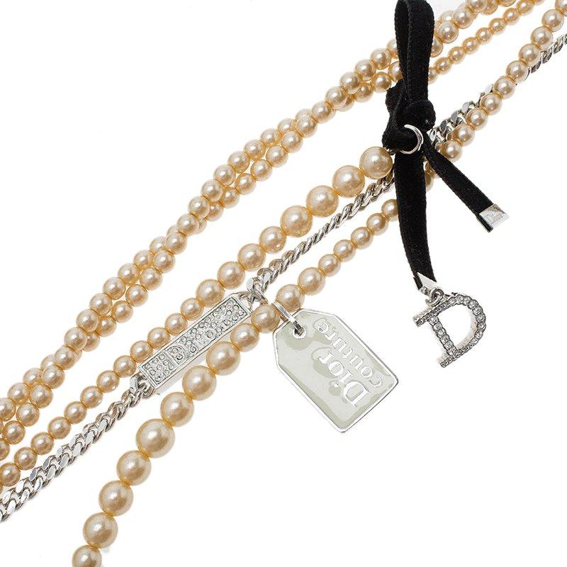 christian dior pearl necklace dupe