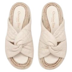 Dior Cream D-Twist Slides