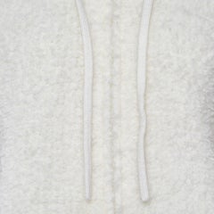 Dior Cream Fleece Wool J'Adior 8 Hooded Cardigan S