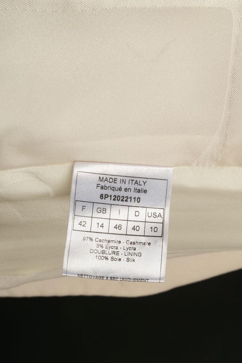 Dior Cream Jacket in Cashmere For Sale 5