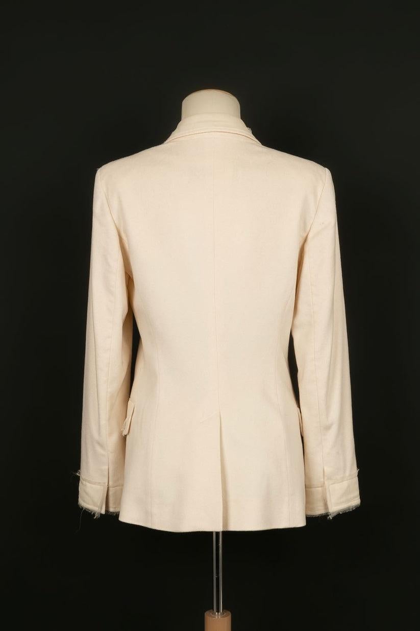 Beige Dior Cream Jacket in Cashmere For Sale