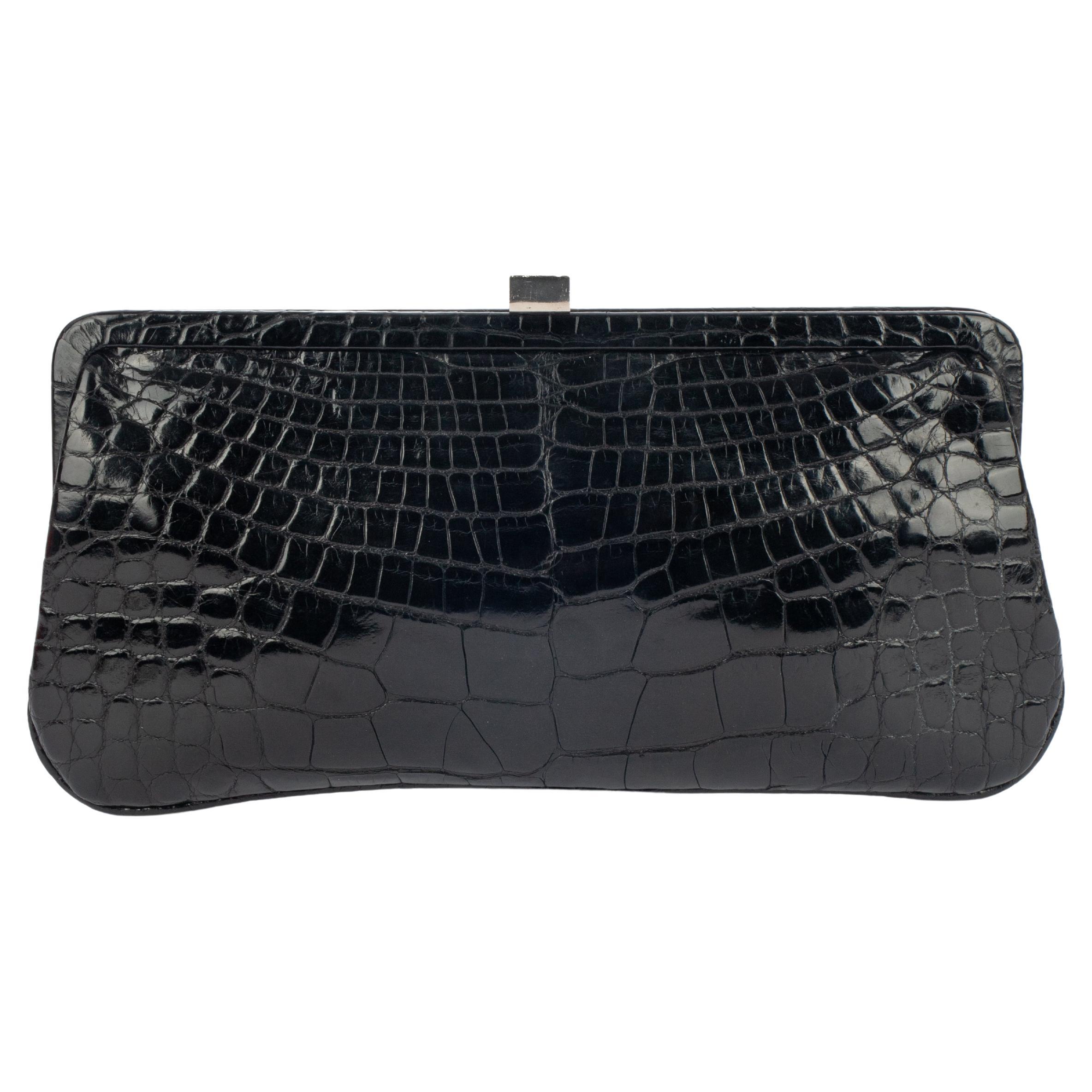 Dior crocodile handbag For Sale