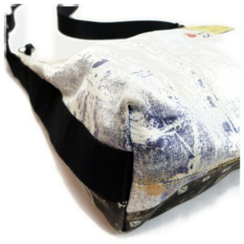 Dior Crossbody Galliano Miss Diorella Patches Rare 872900 Blue Denim Messenger 2
