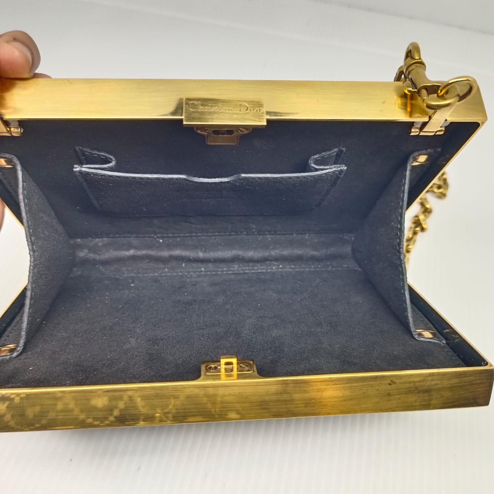 Dior Cruise 2018 Beaded Frame Chain Clutch 6
