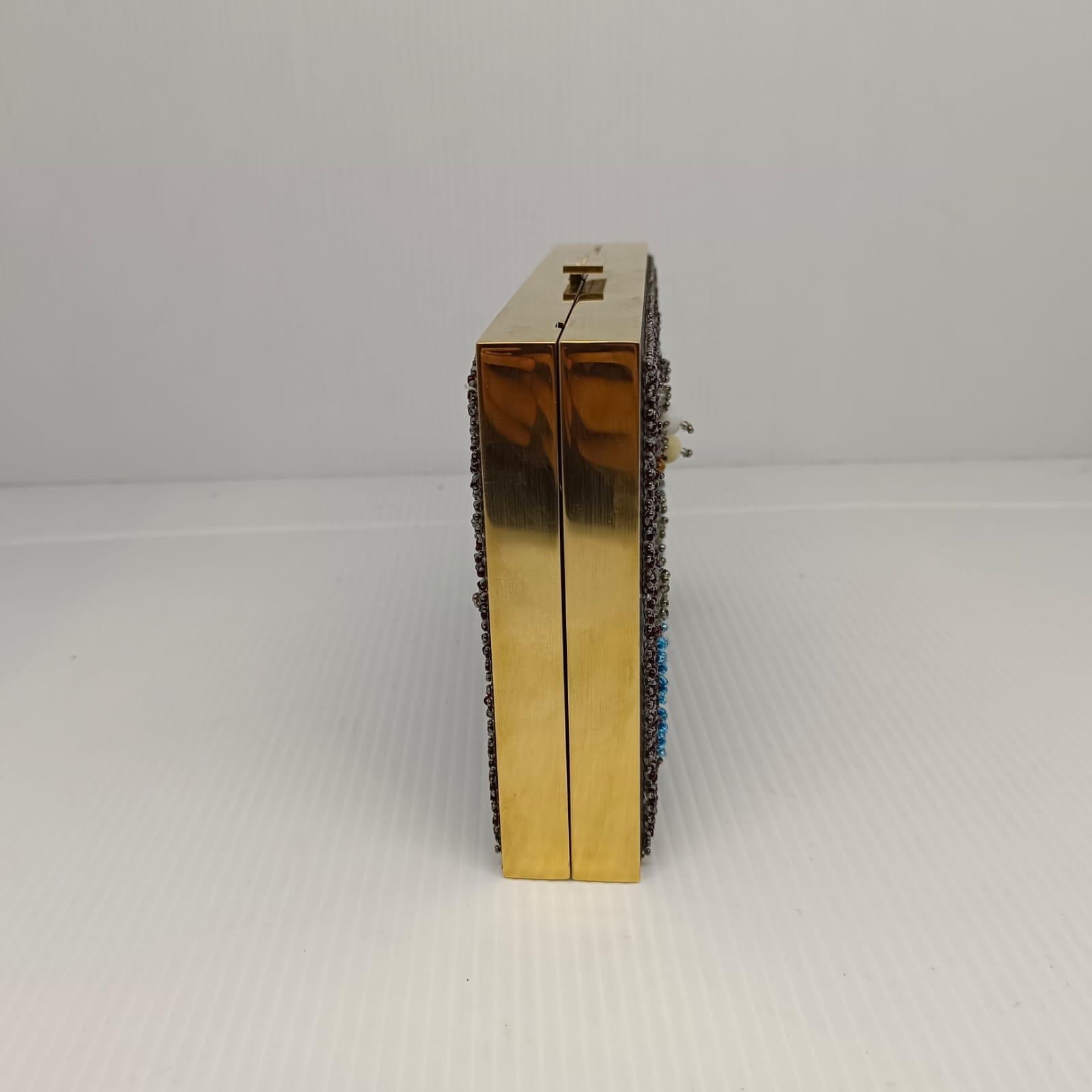 Women's Dior Cruise 2018 Beaded Frame Chain Clutch