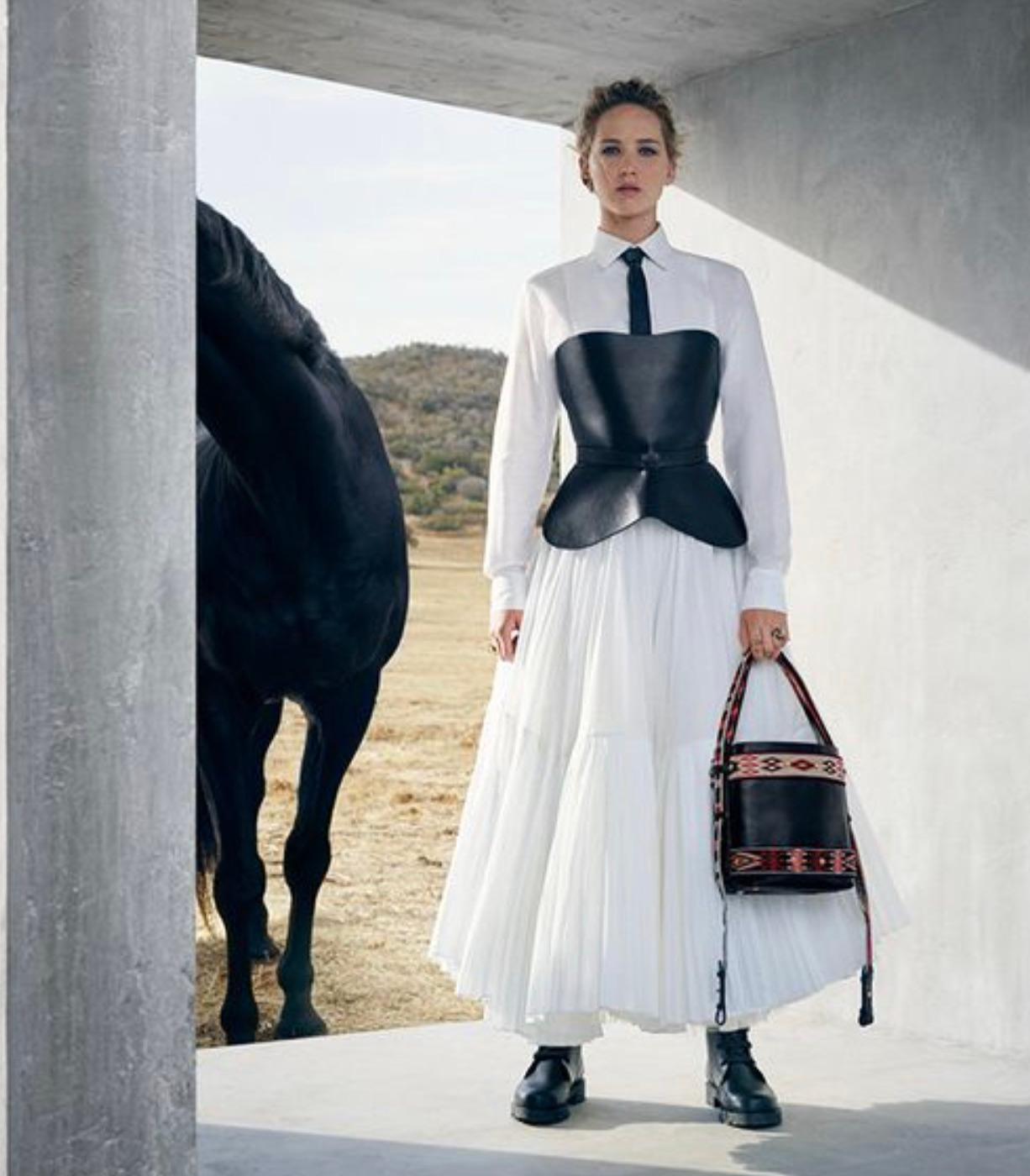 Dior Cruise 2019 Black Calfskin Leather Buckle Bustier Corset Top 15