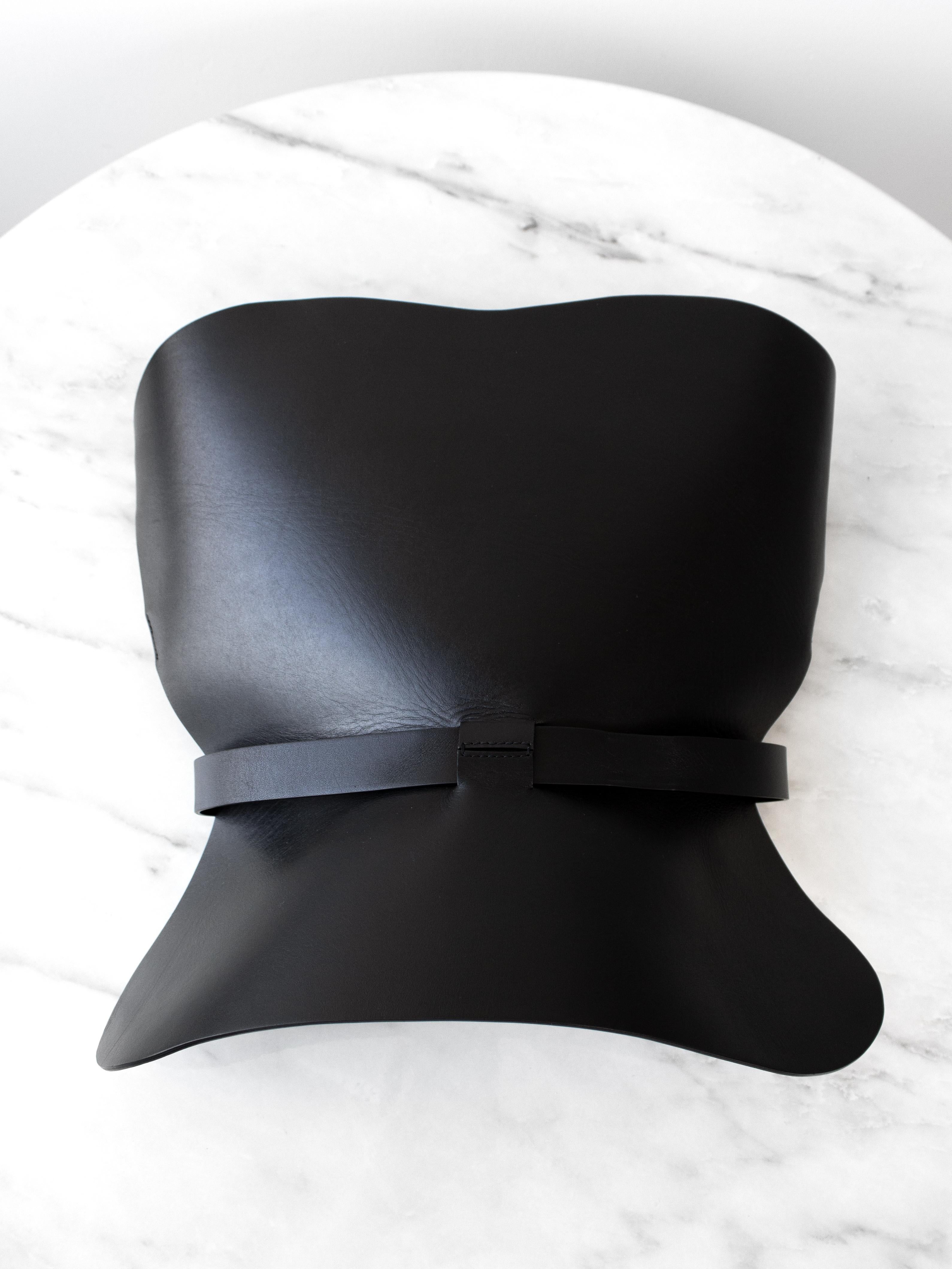 Dior Cruise 2019 Black Calfskin Leather Buckle Bustier Corset Top 3