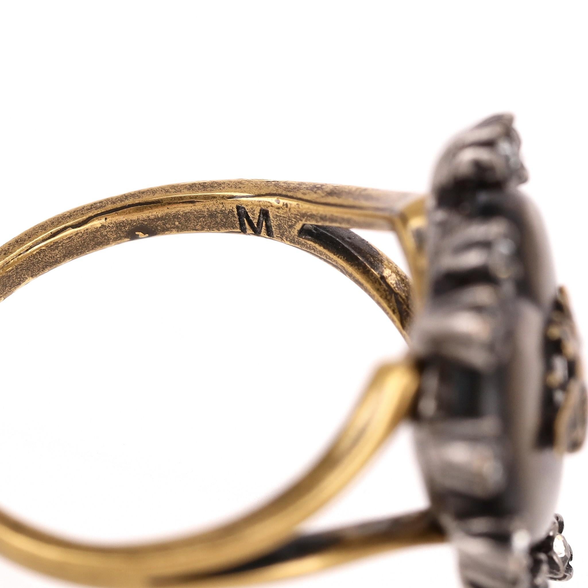 Dior Crystal Heart-Shaped Bee Ring For Sale 2