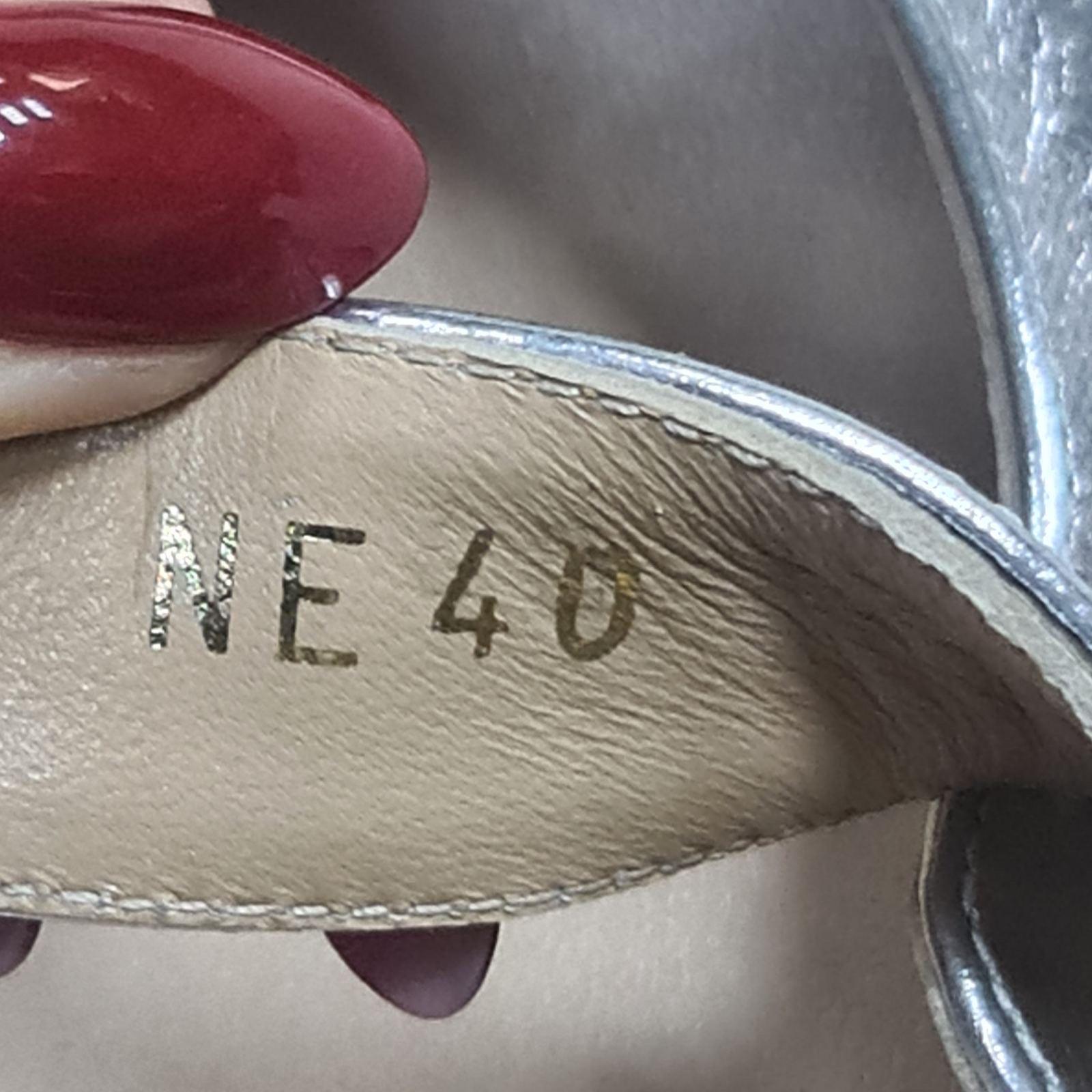 Escarpins en cuir laminé D-Doll de Dior - Taille 40 Excellent état - En vente à Krakow, PL