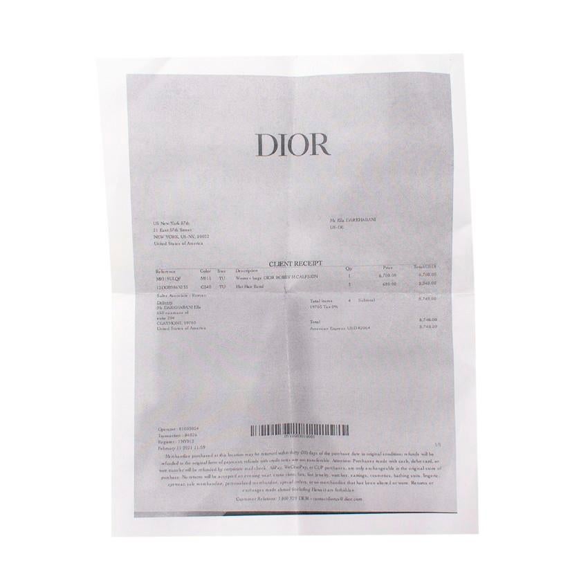 Women's Dior D-Oblique Jacquard Monogram Headband For Sale