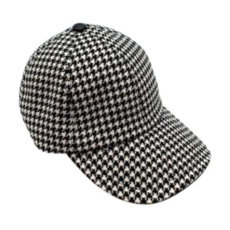 Dior D-Player Houndstooth Baseball Cap - Size 56 For Sale at 1stDibs