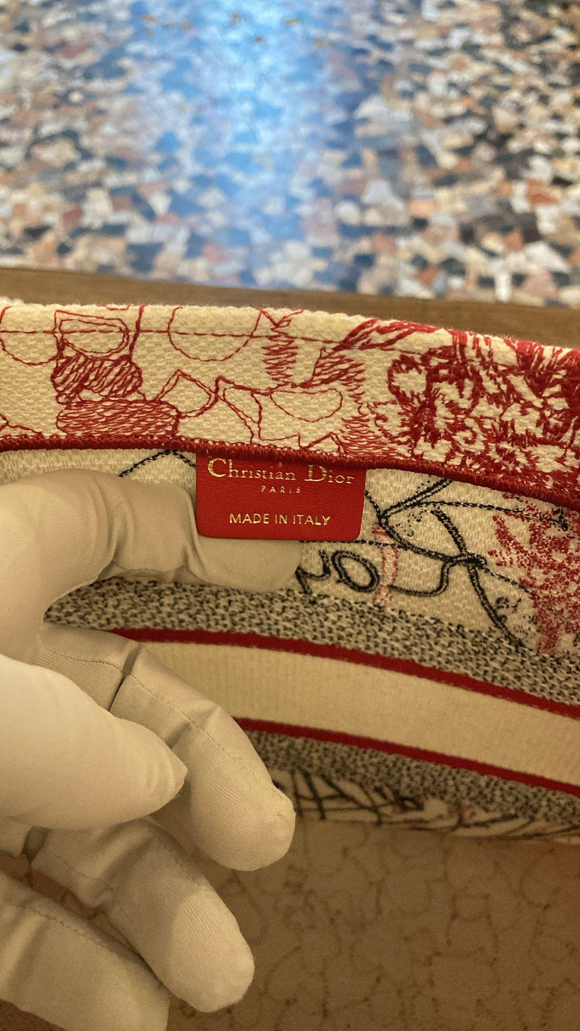 Dior D-Royaume d’Amour Canvas Book Bag For Sale 3