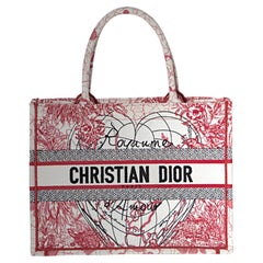 Used Dior D-Royaume d’Amour Canvas Book Bag