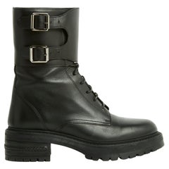 Dior D-Trap EU37.5 Black Leather boots