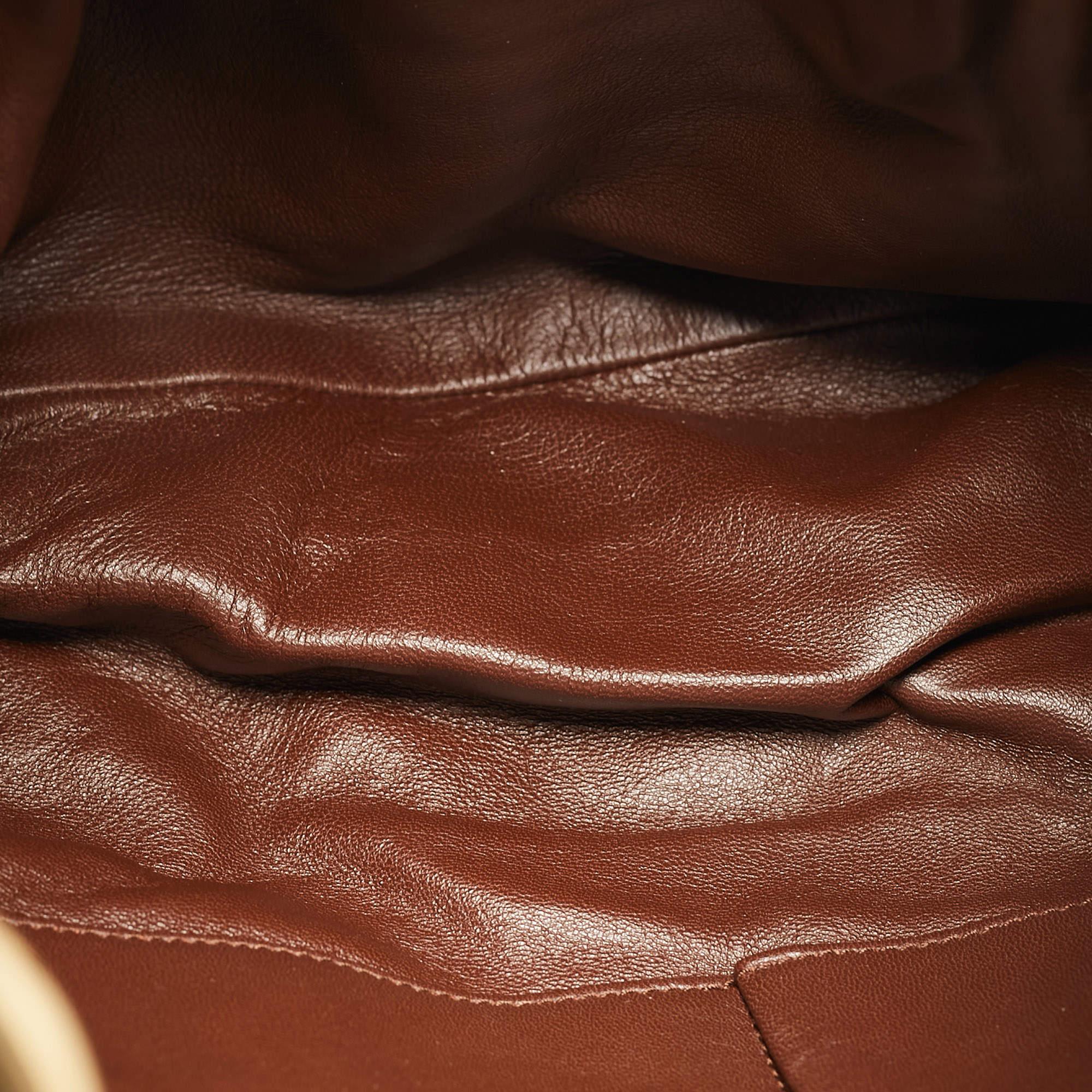 Dior Dark Brown Leather Libertine Hobo 5