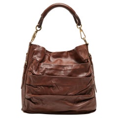 Dior Dark Brown Leather Libertine Hobo