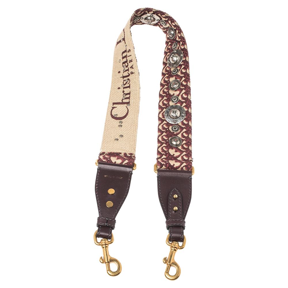 Dior - Sac à dos en cuir rouge foncé 4