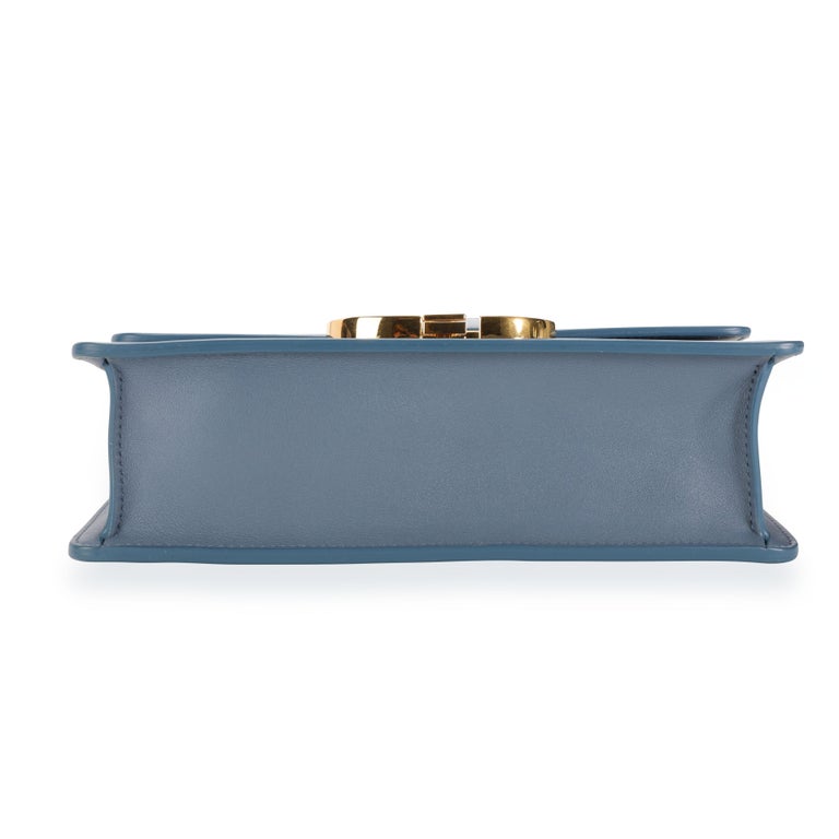 Dior Denim Blue Box Calfskin 30 Montaigne Flap Bag For Sale at 1stDibs ...