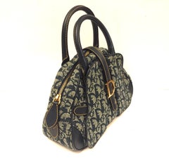 Dior denim monogram handbag