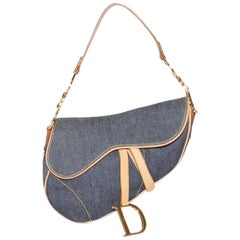 Dior Denim Satteltasche