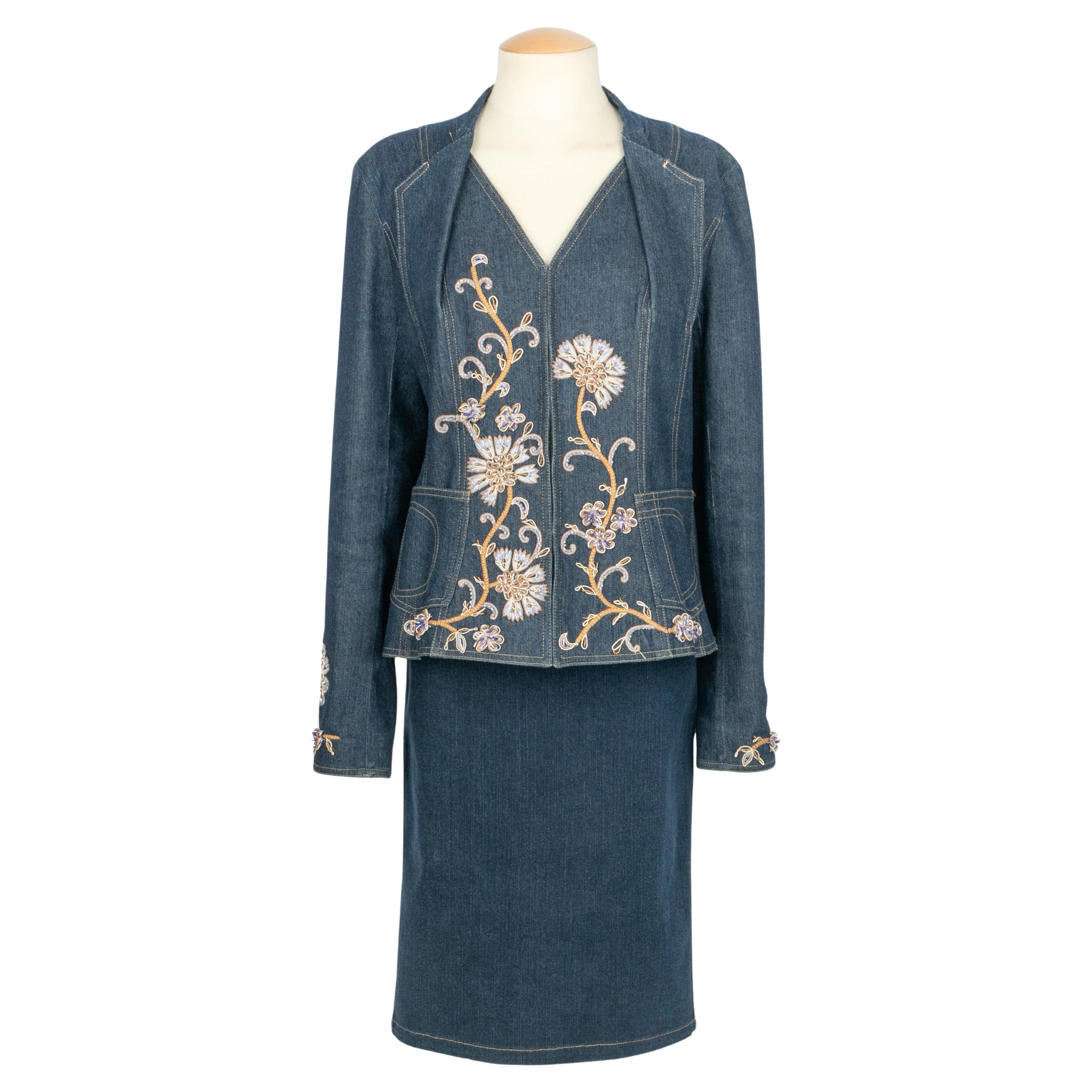 Dior denim set 2005s