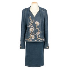 Dior denim set 2005s