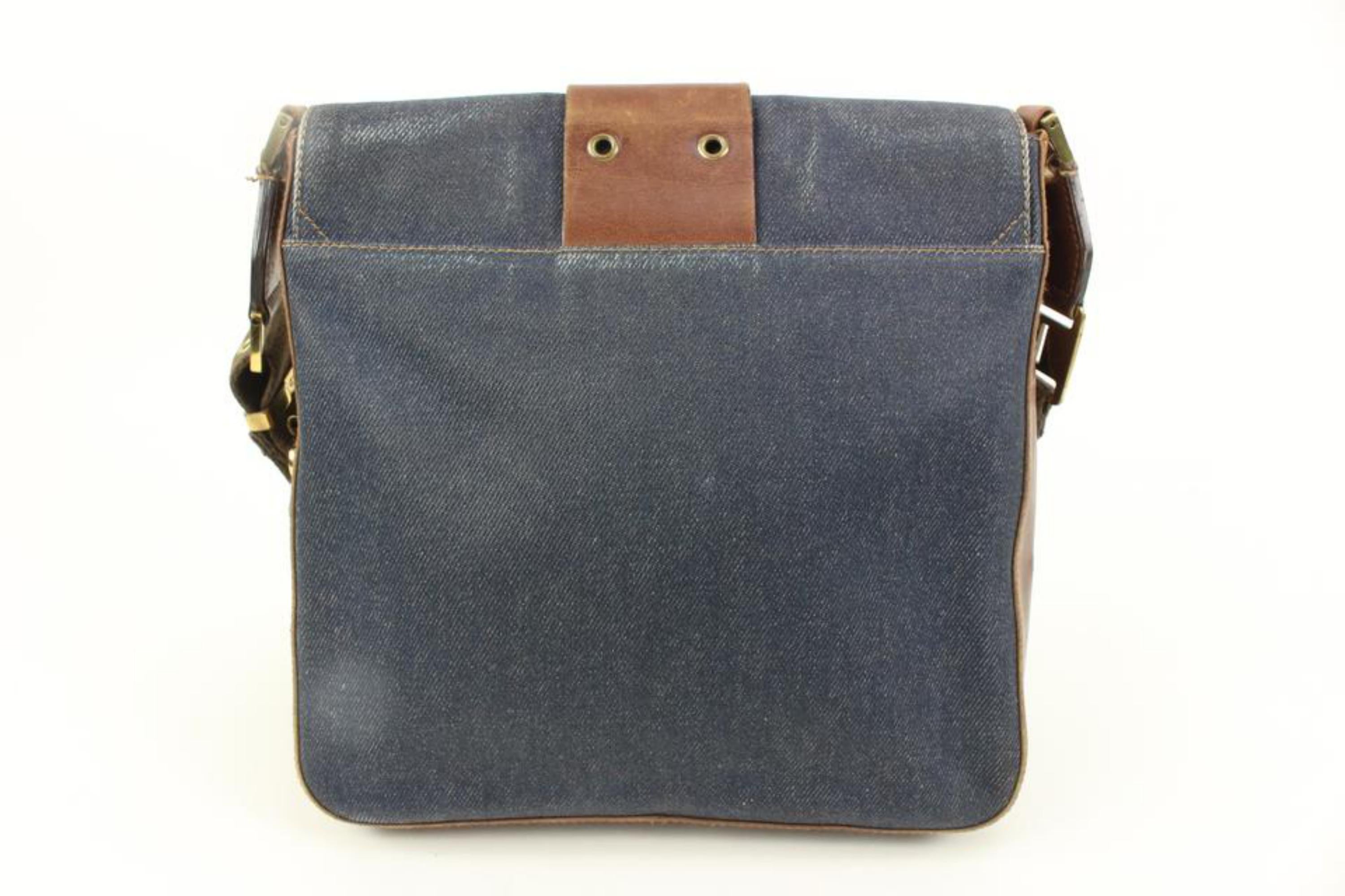 Dior Denim Street Hardware Chic Crossbody Messenger 95d33s 2
