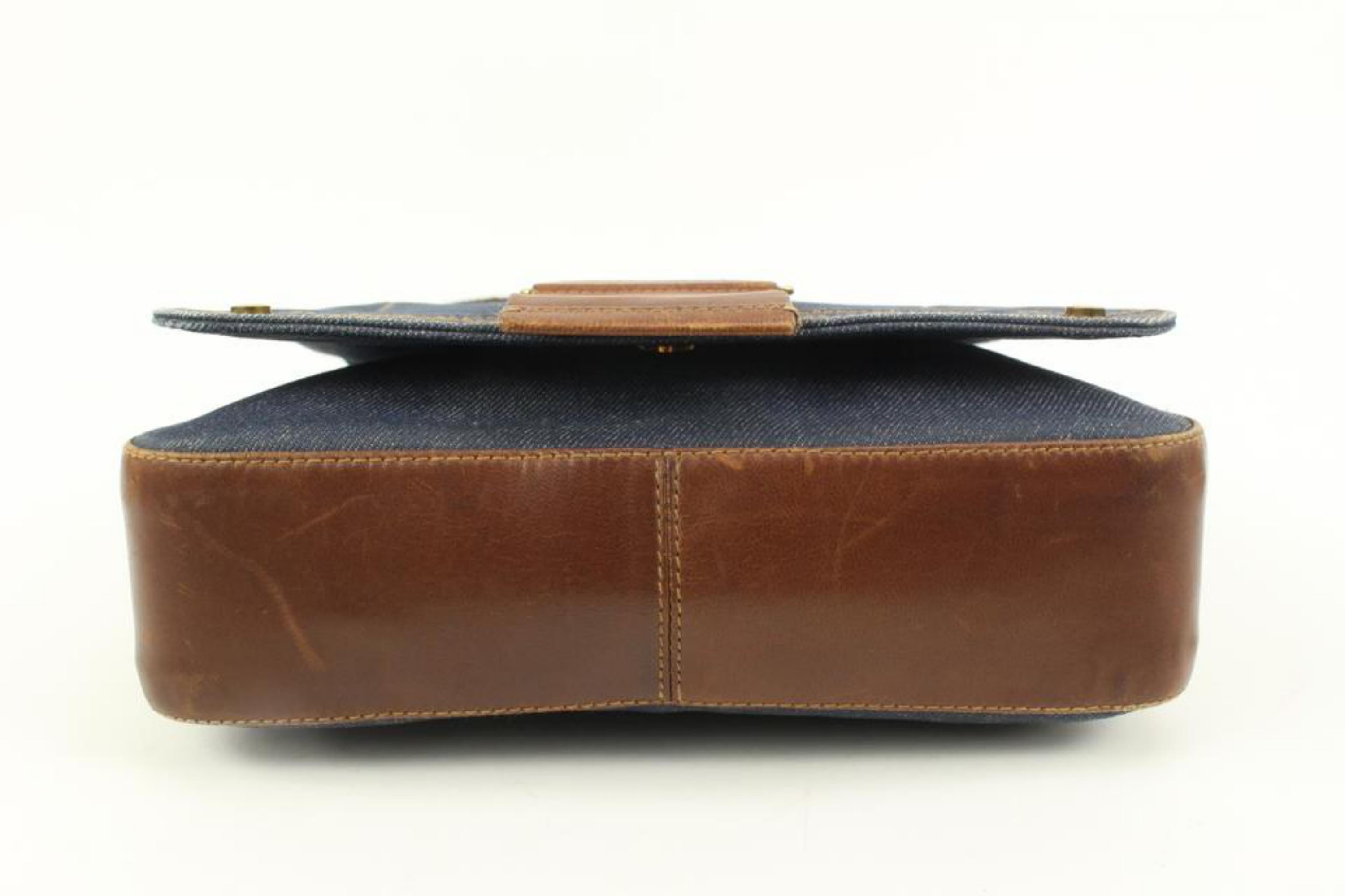 Dior Denim Street Hardware Chic Crossbody Messenger 95d33s 4