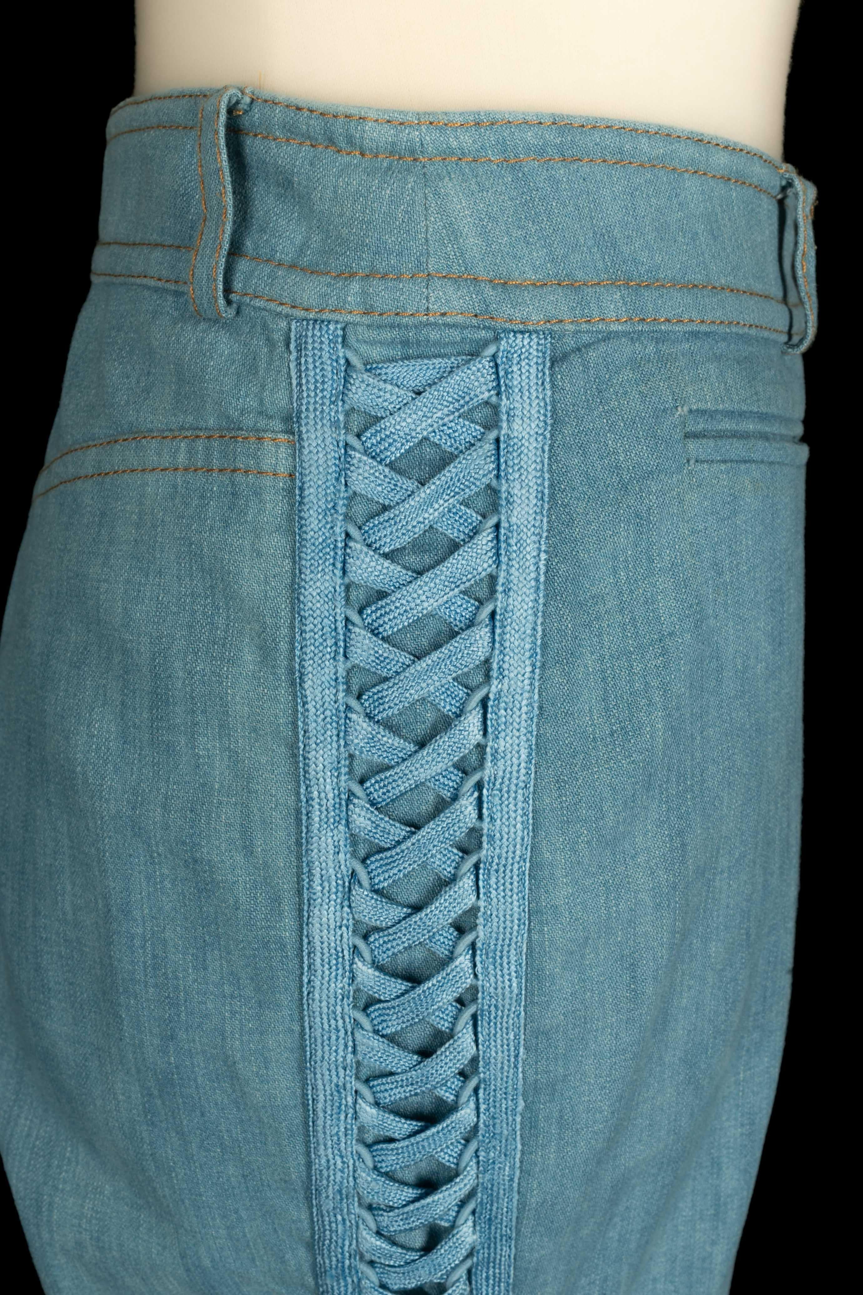 Dior-Denim-Hose, ca. 2002 Damen im Angebot