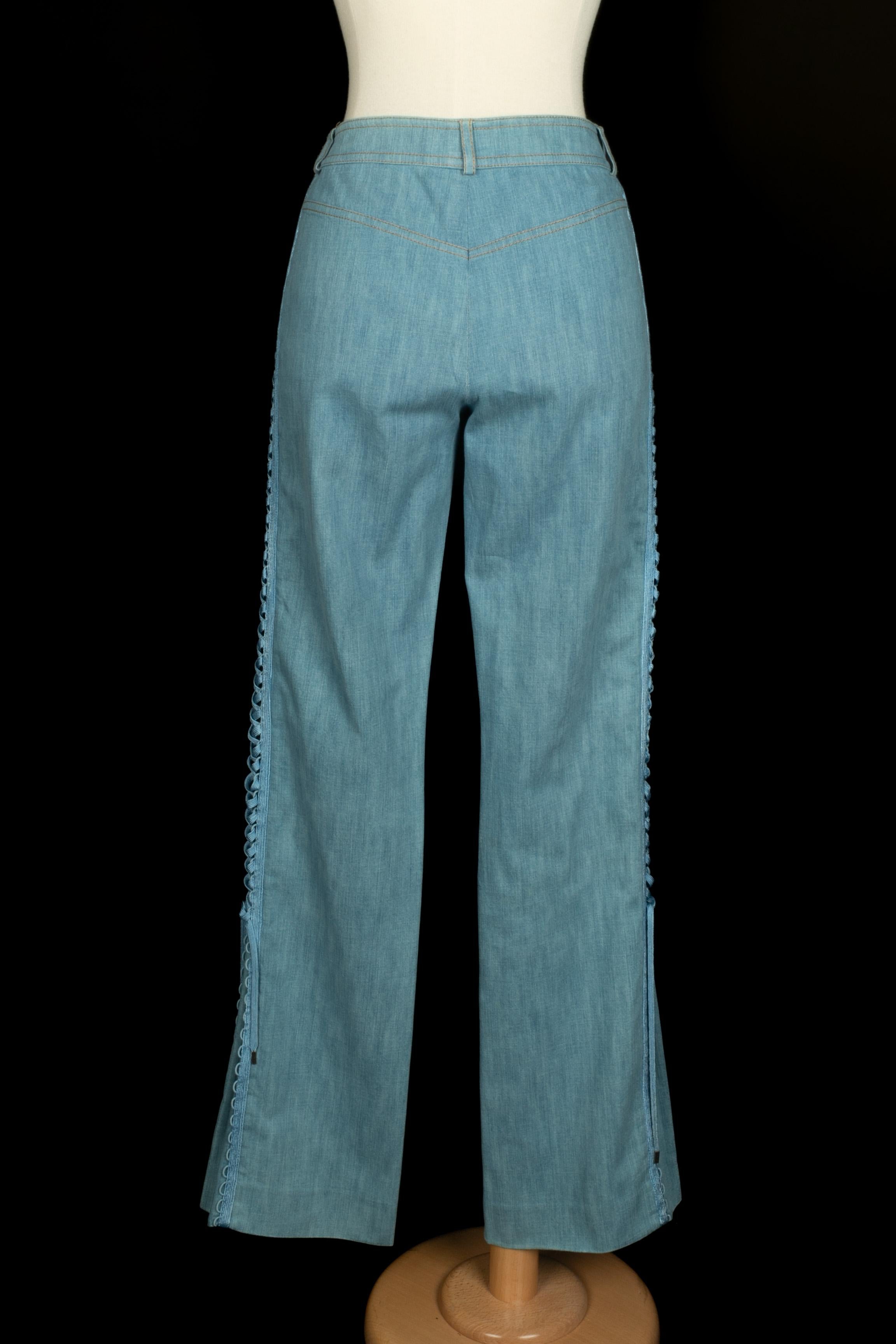 Dior-Denim-Hose, ca. 2002 im Angebot 2
