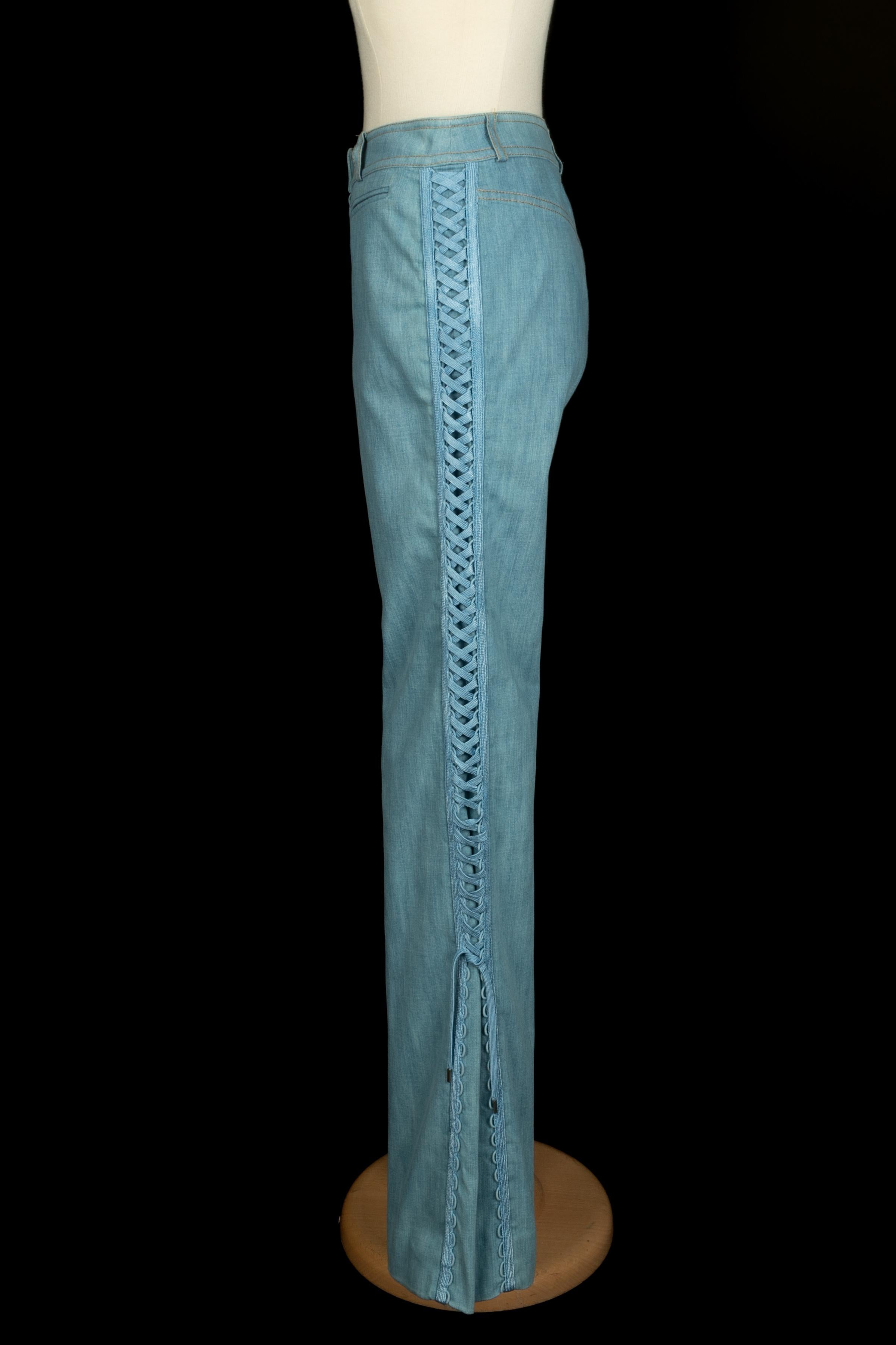 Dior-Denim-Hose, ca. 2002 im Angebot 3