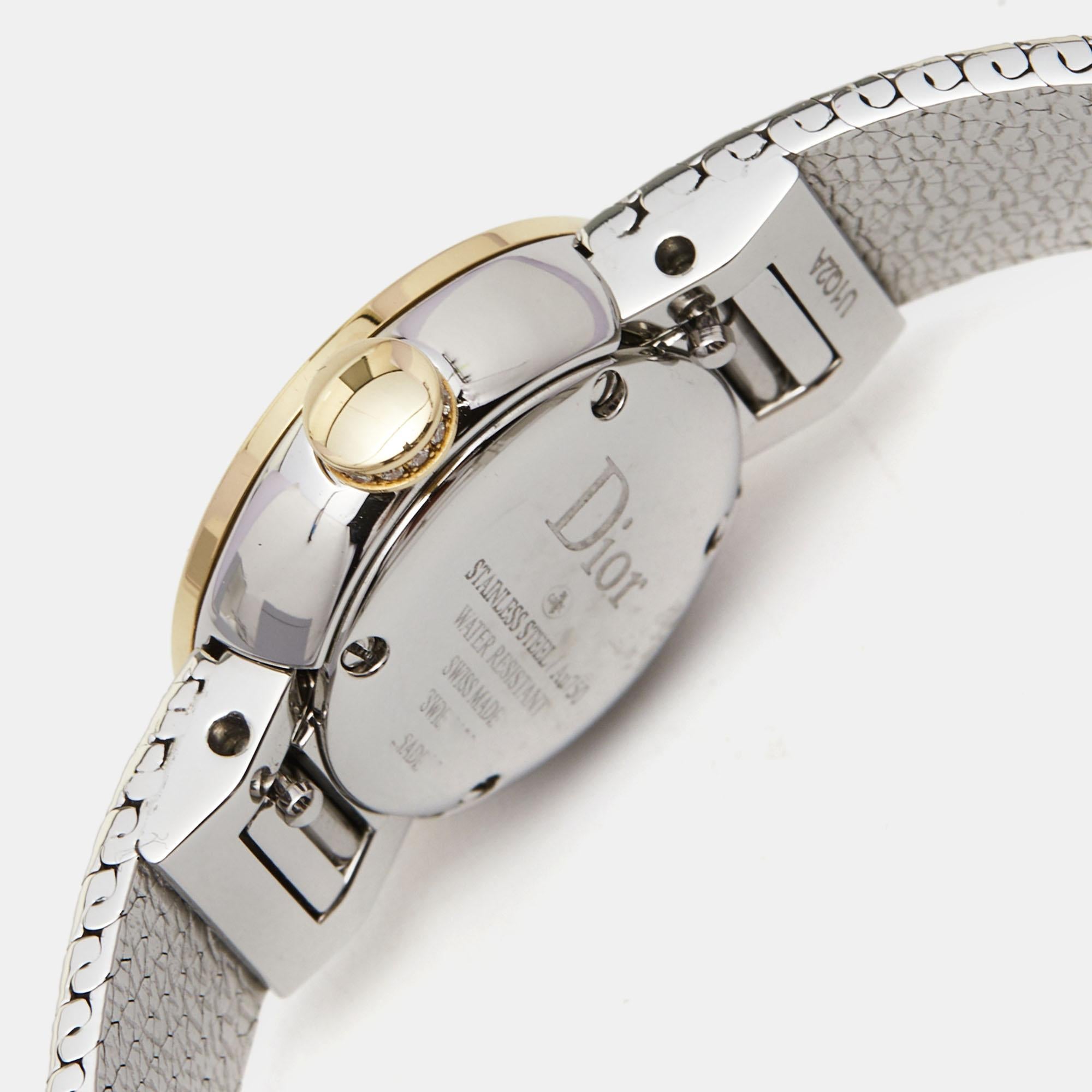 Dior Diamond 18K   La Mini D Dior CD040120M003 Women's Wristwatch 19 mm 1